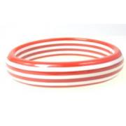 Wholesale Red Stripey Firefly Bangles