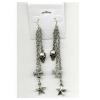 Skull And Star Earrings wholesale jewellery