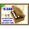 Wooden 12 Bottles Essential Oil Boxes wholesale beauty