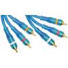3 Phono to 3 Phone RCA Gold Plated Cables wholesale audio