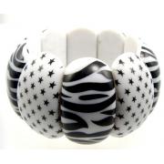 Wholesale Star And Zebra Print Bracelets