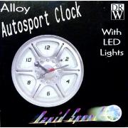 Wholesale Alloy Autosport Clock With LED Lights