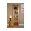 Mobel Oak Narrow Bookcases