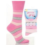 Wholesale Ladies Gentle Grip Stripe Socks