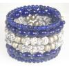 Glass Firefly Coil Bracelets