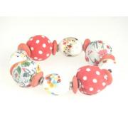 Wholesale Spotty Fabric Firefly Bracelets