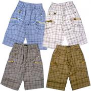 Wholesale Boys Check  Shorts