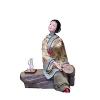 Chinese Lady on Rock with Wine Flask ethnic crafts wholesale
