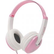 Wholesale Pink And White Kids DJ Style Headphones