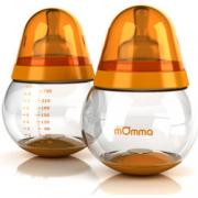 Wholesale MOmma Orange Colour Feeding Bottles