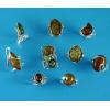 Sterling Silver And Amber Rings sterling silver jewellery wholesale