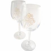 Wholesale Pearl Wedding Anniversary Gift Wine Glasses