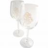 Pearl Wedding Anniversary Gift Wine Glasses wholesale