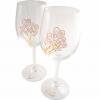 Diamond Wedding Anniversary Gift Wine Glasses 