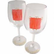 Wholesale Ruby Wedding Anniversary Gift Wine Glasses