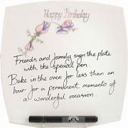 Wholesale Birthday Gift Sweet Pea Square Signature Plates