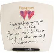Wholesale Engagement Gift Square Signature Plates