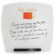 Wholesale Ruby Wedding Gift Square Signature Plates