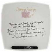 Wholesale Diamond Wedding Gift Square Signature Plates