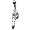 Surgical Steel Sterling Silver Male Moving Parts Belly Jewellery wholesale