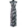 Plus Size Adjustable Strap Printed Long Dresses wholesale