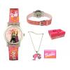 Barbie Children Analogue Watches And Necklace Gift Sets wholesale