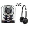 JVC Flat Foldable Stereo Black Headphones wholesale