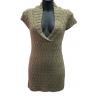 Fancy Cable Knitting Shawl Neck Dresses wholesale