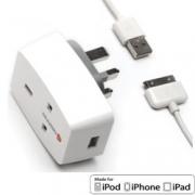 Wholesale Power Block Plus USB Charger For IPad, IPhone And IPods