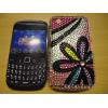 Blackberry 8520 Diamond Rainbow Flower Back Covers wholesale
