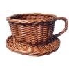 Wicker Cup And Saucers wholesale gift foods