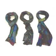 Wholesale Patchwork Slate Scarves