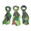 Patchwork Green Scarves