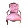 Shabby Chic Pink Faux Leather Chairs wholesale