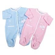 Wholesale Sweet Dreams Velour Sleepsuits