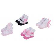 Wholesale Flower And Bow Bootee Socks