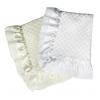 Satin Trim Christening Baby Shawls wholesale