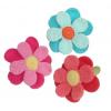 Pebble Cotton Crochet Flower Rattles wholesale