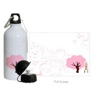 Wholesale Cherry Blossoms BPA Free Water Bottles In Steel