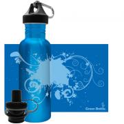 Wholesale Blue On Blue BPA Free Steel Water Bottles