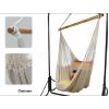 Steel Oval Hammock Chair Stand With Cotton Rope Hammocks wholesale