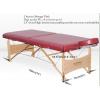PU 2 Section Portable Massage Table With Aluminium Alloy Headrest wholesale