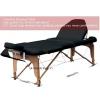 PU 3 Section Portable Massage Tables With Aluminium Alloy wholesale