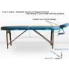 Oval Shaped 2 Section Massage Tables With Aluminum Alloy Headres 1 wholesale