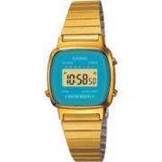Wholesale Casio Ladies Turquoise Dial Gold Plated Digital Watches