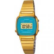 Wholesale Casio Ladies Turquoise Dial Gold Plated Digital Watches