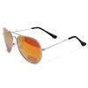 Aviator Sunglasses With Silver Frame And Orange Spectrum Lens wholesale
