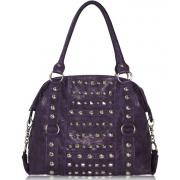 Wholesale Purple Tote Bags With Acrylic Stone Accent
