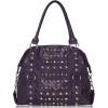 Purple Tote Bags With Acrylic Stone Accent wholesale