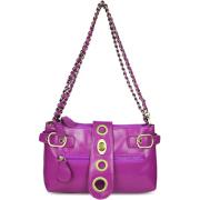 Wholesale Purple Chain Shoulder Bags With Metal Ring